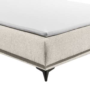 Letto contenitore Katalat Tessuto Luara: ecrù - 160 x 200cm