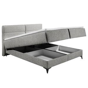 Lit boxspring Katalat Tissu Luara: Gris - 160 x 200cm