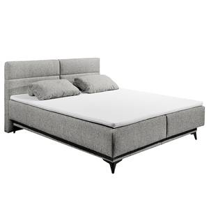 Lit boxspring Katalat Tissu Luara: Gris - 160 x 200cm