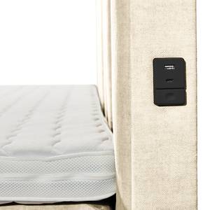 Lit boxspring Mavros Microfibre Valeria: Crème