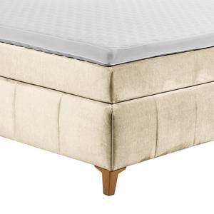 Boxspringbett Mavros Microfaser Valeria: Creme