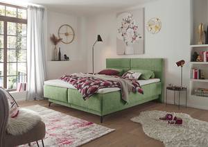 Letto contenitore Katalat Tessuto Luara: verde oliva - 160 x 200cm