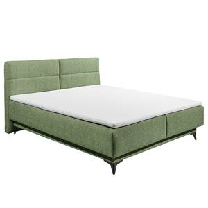 Letto contenitore Katalat Tessuto Luara: verde oliva - 160 x 200cm