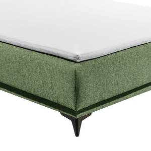 Letto contenitore Katalat Tessuto Luara: verde oliva - 160 x 200cm