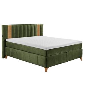 Lit boxspring Mavros Microfibre Valeria: Mousse d'hiver