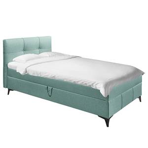 Boxspring Grambit Geweven stof Colbie: Pastelblauw