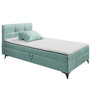 Lit boxspring Grambit Tissu Colbie: Bleu pastel