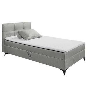 Lit boxspring Grambit Tissu Colbie: Gris