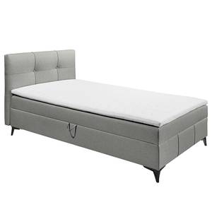 Lit boxspring Grambit Tissu Colbie: Gris