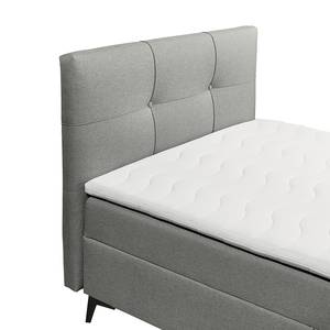 Lit boxspring Grambit Tissu Colbie: Gris