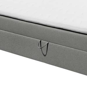 Lit boxspring Grambit Tissu Colbie: Gris