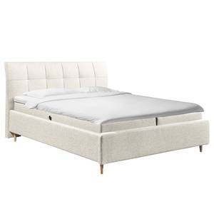 Boxspring Cerrave Platweefsel Luara: Ecru