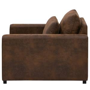 Fauteuil Dailman Microfibre Goda: Marron chocolat