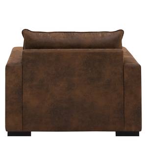 Fauteuil Dailman Microfibre Goda: Marron chocolat