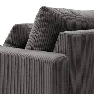 2,5-Sitzer Sofa Dailman Cordstoff Lola: Grau