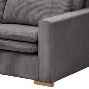 2,5-Sitzer Sofa Dailman Cordstoff Lola: Grau