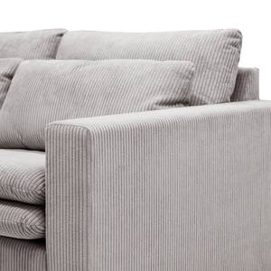 2,5-Sitzer Sofa Dailman Cordstoff Lola: Hellgrau