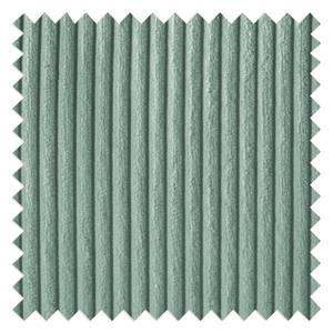 Gestoffeerde hocker Dailman Corduroy Lola: Lichtblauw - 105 x 90 cm