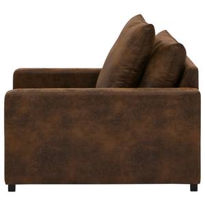 Fauteuil Lennox Microfibre Goda: Marron chocolat