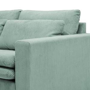 2,5-Sitzer Sofa Dailman Cordstoff Lola: Babyblau