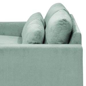 2,5-Sitzer Sofa Dailman Cordstoff Lola: Babyblau