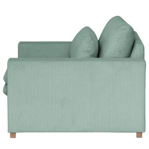 Fauteuil Dailman Velours côtelé Lola: Bleu clair