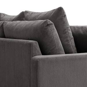 2,5-Sitzer Sofa Lennox Cordstoff Lola: Grau