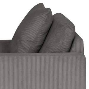 Fauteuil Lennox Velours côtelé Lola: Gris