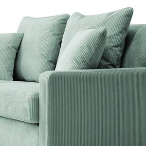 2,5-Sitzer Sofa Lennox Cordstoff Lola: Babyblau