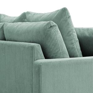 2,5-Sitzer Sofa Lennox Cordstoff Lola: Babyblau