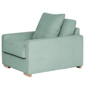 Fauteuil Lennox Velours côtelé Lola: Bleu clair