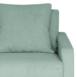 Fauteuil Lennox Velours côtelé Lola: Bleu clair