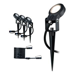 Illuminazione outdoor Plug & Shine Sting Alluminio - Nero - 4 pezzi - Bianco caldo - Bianco freddo