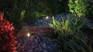 Lampada outdoor Plug & Shine Platini Alluminio - Grigio - 5 pezzi