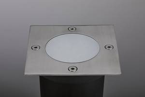 Inbouwlamp Plug & Shine Seon aluminium - zilverkleurig