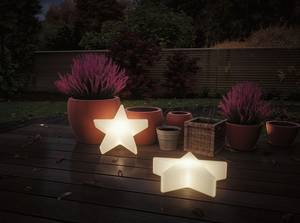 Illuminazione outdoor Plug & Shine Star Materiale plastico - Bianco