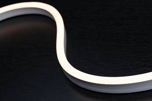 Striscia a LED Neon Stripe Materiale plastico - Bianco - Larghezza: 500 cm - Bianco caldo