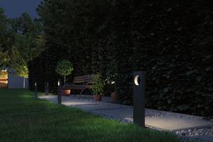 Lampada outdoor Plug & Shine Bollard Alluminio - Grigio