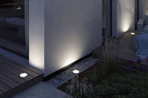 Illuminazione outdoor Wallwasher Ito Alluminio - Grigio - 28 x 3.3 cm