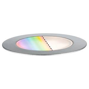 Lampada incasso Plug & Shine Floor 2W Alluminio / Materiale plastico - Argento - Set da 1 - RGB /  Multicolore