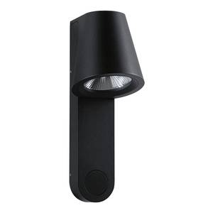 Wandlamp Caissa aluminium - antracietkleurig