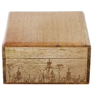 Contenitore FLOWER BOX Legno di mango - 17 x 17 cm