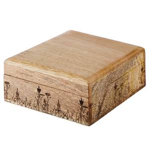 Contenitore FLOWER BOX Legno di mango - 14 x 14 cm