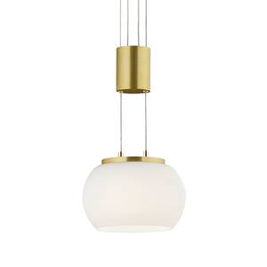 LED-plafondlamp Madison opaalglas/aluminium - Messing - Aantal lichtbronnen: 1