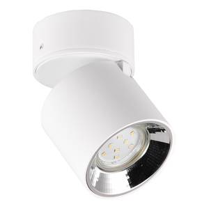 Lampada da soffitto Guayana Ferro - Bianco - Numero di lampadine necessarie: 1