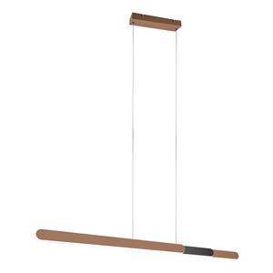 Suspension LED Helios Fer - 1 ampoule - Marron - Largeur : 130 cm