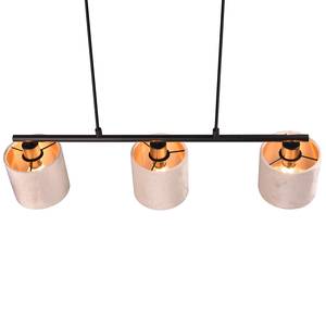 Suspension Julieta Tissu / Fer - 3 ampoules