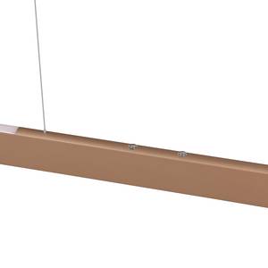 Suspension LED Helios Fer - 1 ampoule - Marron - Largeur : 100 cm