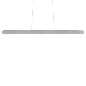 Suspension LED Helios Fer - 1 ampoule - Argenté - Largeur : 100 cm