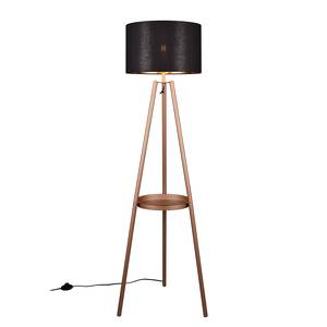 Lampadaire Colette Tissu / Fer - 1 ampoule - Noir